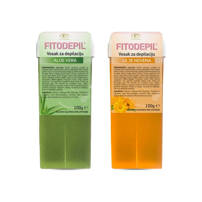 Fitodepil Vosak za depilaciju ALOE VERA / Fitodepil Vosak za depilaciju ULJE NEVENA
