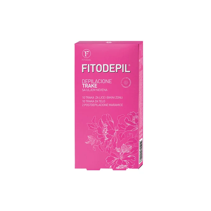 Fitodepil trake za lice i telo 10+10