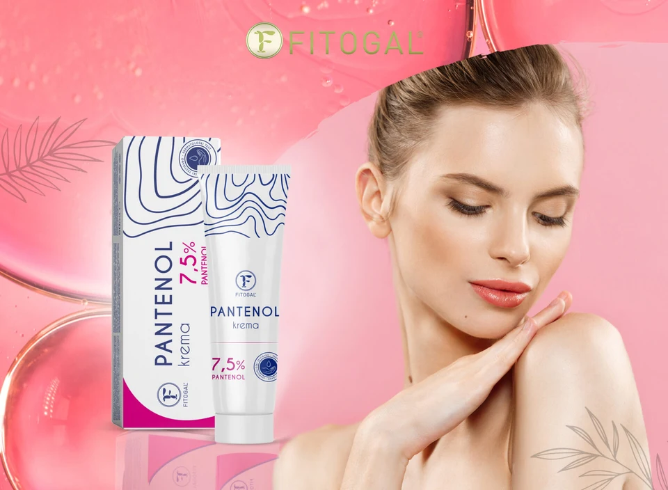 Fitogal Pantenol krema, originalna kampanja sa modelom i proizvodom
